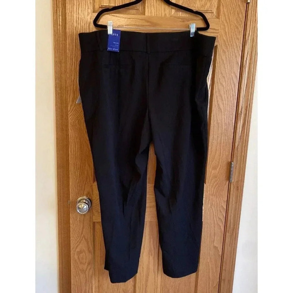 Apt. 9 Black Dress Pants Slacks Trousers New 22W Short Mid Rise NWT - Picture 4 of 5